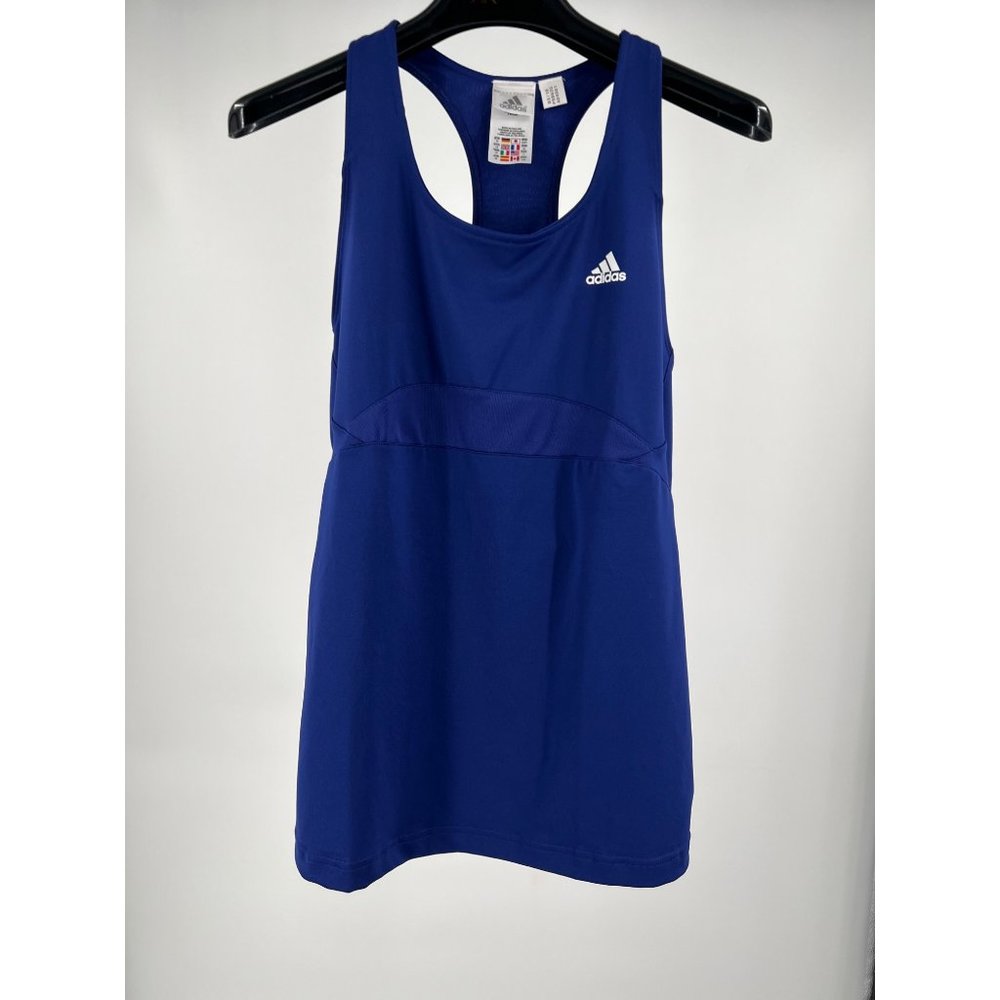 Women’s Adidas Racerback Tank too Built-in Bra Climalite Size Large